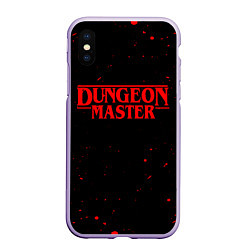 Чехол iPhone XS Max матовый DUNGEON MASTER BLOOD ГАЧИМУЧИ, цвет: 3D-светло-сиреневый