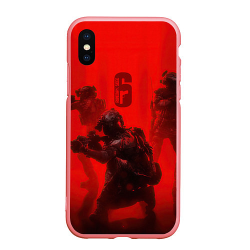 Чехол iPhone XS Max матовый RAINBOW SIX SIEGE 6 ОСАДА РАДУГА / 3D-Баблгам – фото 1