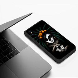 Чехол iPhone XS Max матовый WOMANSHAMAN, цвет: 3D-черный — фото 2
