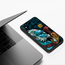 Чехол iPhone XS Max матовый Фантом Лансер, DOTA 2, цвет: 3D-черный — фото 2