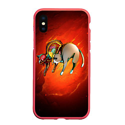 Чехол iPhone XS Max матовый Cat 5050