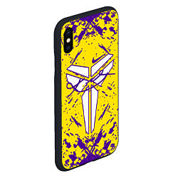 Чехол iPhone XS Max матовый ЛЕЙКЕРС LOS ANGELES LAKERS,, цвет: 3D-черный — фото 2