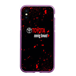 Чехол iPhone XS Max матовый 2022 toyota