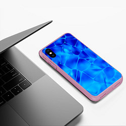 Чехол iPhone XS Max матовый Ice Under Water, цвет: 3D-розовый — фото 2