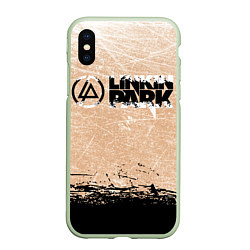 Чехол iPhone XS Max матовый Linkin Park Рок Группа Линкин Парк