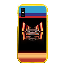 Чехол iPhone XS Max матовый БЭХА Мка BMW M