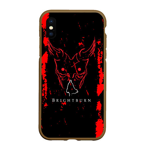 Чехол iPhone XS Max матовый Берсерк berserk аниме / 3D-Коричневый – фото 1