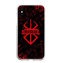 Чехол iPhone XS Max матовый BERSERK logo elements