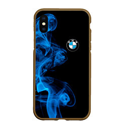 Чехол iPhone XS Max матовый BMW Дым