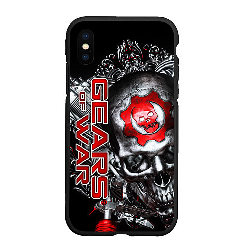 Чехол iPhone XS Max матовый Gears of War Gears 5 / 3D-Черный – фото 1