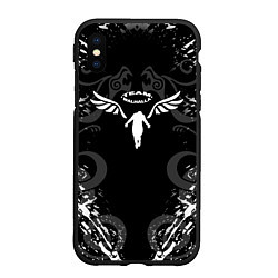 Чехол iPhone XS Max матовый WALHALLA TEAM TOKYO REVENGERS DRAGON TATTOO, цвет: 3D-черный