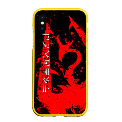 Чехол iPhone XS Max матовый TES RED DRAGON, FUS RO DAH SYMBOL