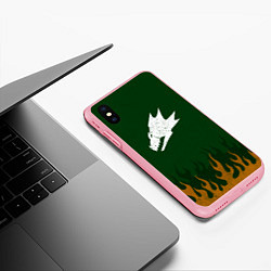 Чехол iPhone XS Max матовый Саламандры цвет легиона, цвет: 3D-баблгам — фото 2