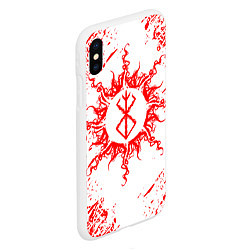 Чехол iPhone XS Max матовый BERSERK,, цвет: 3D-белый — фото 2