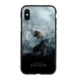 Чехол iPhone XS Max матовый Победа над драконом, цвет: 3D-черный