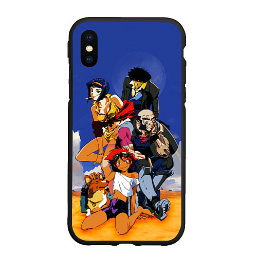 Чехол iPhone XS Max матовый Cоwboy ALL / 3D-Черный – фото 1