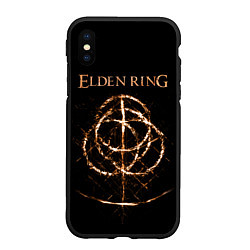 Чехол iPhone XS Max матовый Elden Ring Великие руны, цвет: 3D-черный