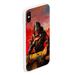 Чехол iPhone XS Max матовый Far Cry 6 - Повстанец, цвет: 3D-белый — фото 2