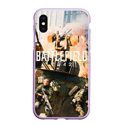 Чехол iPhone XS Max матовый Battlefield 2042 - отряд