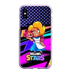 Чехол iPhone XS Max матовый Милая Лола BrawlStars