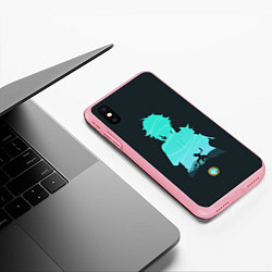 Чехол iPhone XS Max матовый Xiao Сяо Genshin Impact, цвет: 3D-баблгам — фото 2