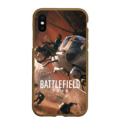 Чехол iPhone XS Max матовый Battlefield 2042 - Боевой отряд