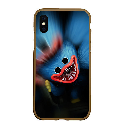 Чехол iPhone XS Max матовый ХАГИ ВАГИ, Я ТЕБЯ ПОЙМАЛ / 3D-Коричневый – фото 1