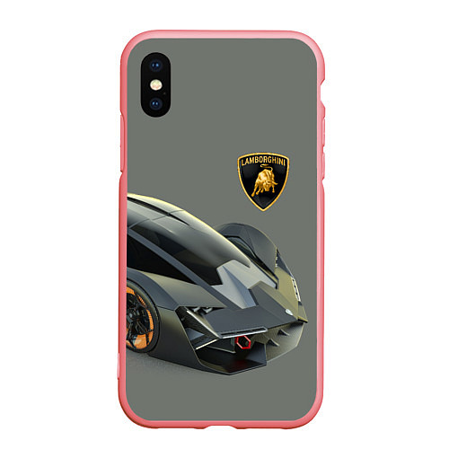 Чехол iPhone XS Max матовый Lamborghini concept 2020 / 3D-Баблгам – фото 1