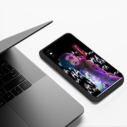 Чехол iPhone XS Max матовый Jinx Arcane, цвет: 3D-черный — фото 2