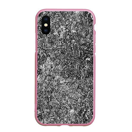 Чехол iPhone XS Max матовый Germ of the world / 3D-Розовый – фото 1