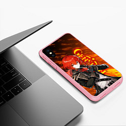 Чехол iPhone XS Max матовый GENSHIN IMPACT, ДИЛЮК DILUC, цвет: 3D-баблгам — фото 2
