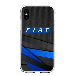 Чехол iPhone XS Max матовый FIAT SPORT ФИАТ СПОРТ