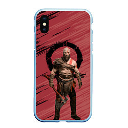 Чехол iPhone XS Max матовый Кратос God of War