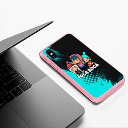 Чехол iPhone XS Max матовый Toca Boca Рита и Леон, цвет: 3D-баблгам — фото 2