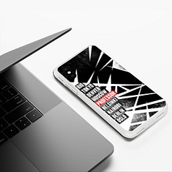 Чехол iPhone XS Max матовый LA CASA DE PAPEL БУМАЖНЫЙ, цвет: 3D-белый — фото 2