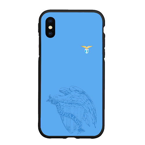 Чехол iPhone XS Max матовый Lazio sky theme / 3D-Черный – фото 1