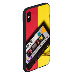 Чехол iPhone XS Max матовый FULL OLD DCHOOL, цвет: 3D-черный — фото 2