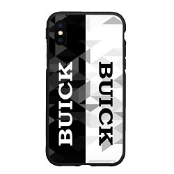 Чехол iPhone XS Max матовый Buick Black And White