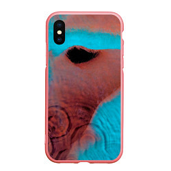 Чехол iPhone XS Max матовый Meddle - Pink Floyd, цвет: 3D-баблгам