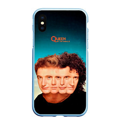 Чехол iPhone XS Max матовый Queen - The Miracle, цвет: 3D-голубой