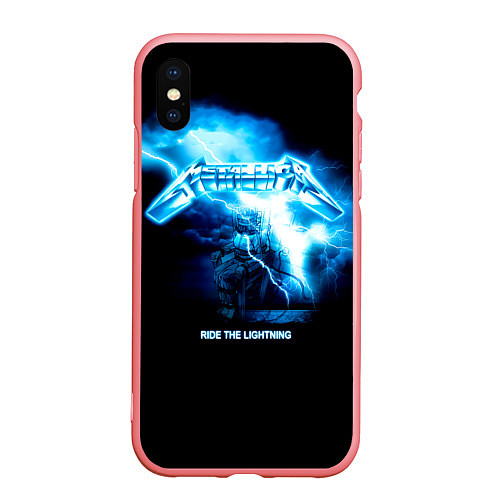 Чехол iPhone XS Max матовый Ride the Lightning Metallica / 3D-Баблгам – фото 1