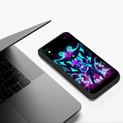 Чехол iPhone XS Max матовый АКАЛИ ЛИГА ЛЕГЕНД, цвет: 3D-черный — фото 2