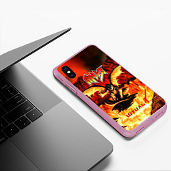 Чехол iPhone XS Max матовый Штиль - Ария, цвет: 3D-розовый — фото 2
