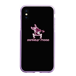 Чехол iPhone XS Max матовый Donkeys mood