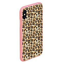 Чехол iPhone XS Max матовый Пятна Дикого Леопарда, цвет: 3D-баблгам — фото 2