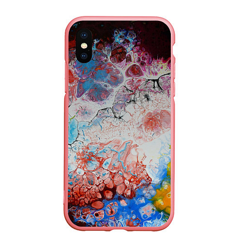Чехол iPhone XS Max матовый ЦветоТрэш / 3D-Баблгам – фото 1