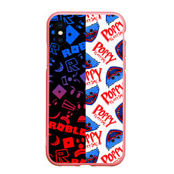 Чехол iPhone XS Max матовый ROBLOX x POPPY PLAYTIME РОБЛОКС ПОППИ ПЛЕЙТАЙМ, цвет: 3D-баблгам