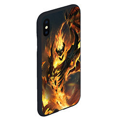 Чехол iPhone XS Max матовый DOTA 2 SHADOW FIEND ТЕНЬ, цвет: 3D-черный — фото 2