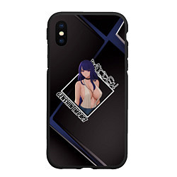 Чехол iPhone XS Max матовый Shogun Raiden Сёгун Райдэн Эи, Genshin Impact