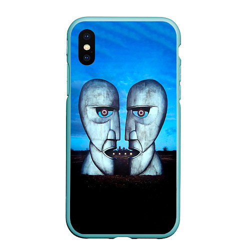 Чехол iPhone XS Max матовый The Division Bell - Pink Floyd / 3D-Мятный – фото 1